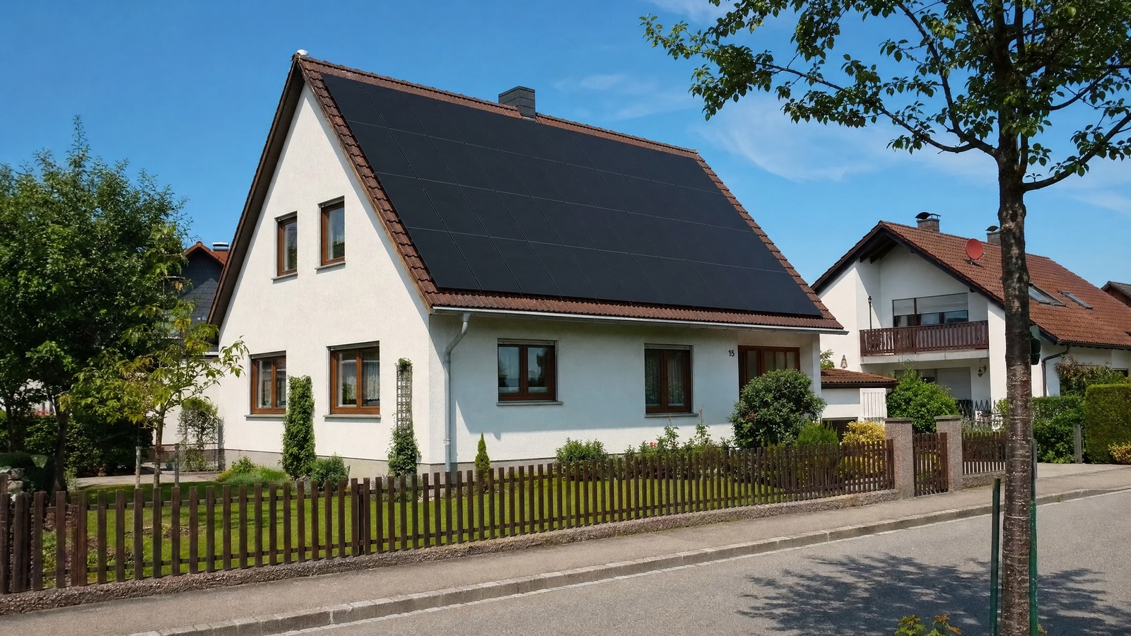 Einfamilienhaus mit Photovoltaikanlage im Raum Schönenberg-Kübelberg – 8 kWp PV-Anlage